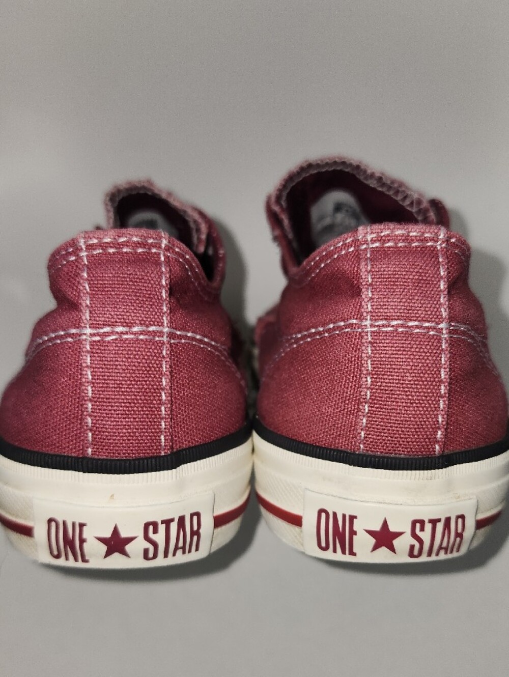 Converse Size 7 One Star Low-Top Slip-On Canvas Sneakers - Red - Picture 7 of 11